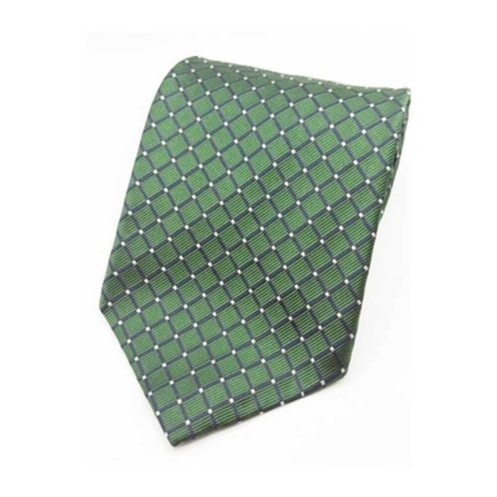 BERT PULITZER Men's All Silk Green Necktie ~3.50"